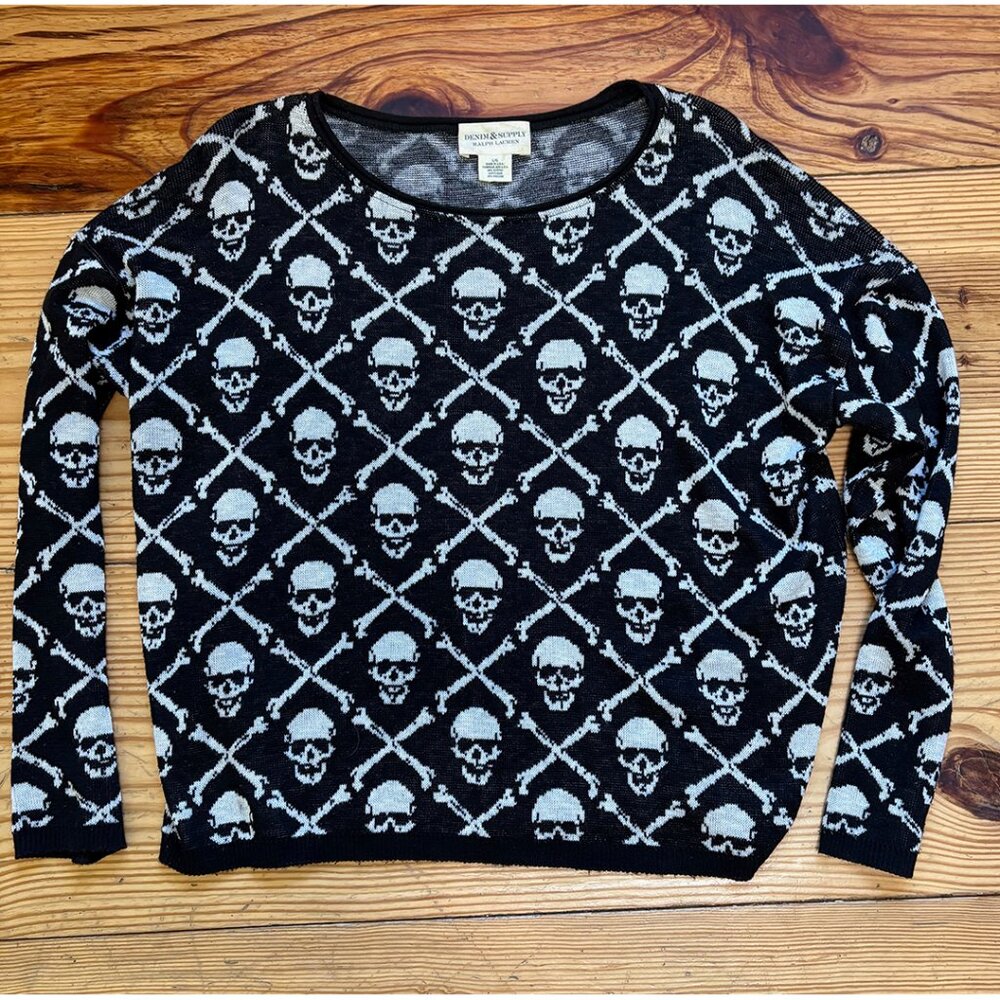 Denim & Supply Ralph Lauren Skull Sweater